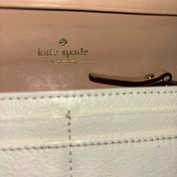Kate Spade New York Cream and Black Women's Bow Embellished Wallet - Picture 5 of 10